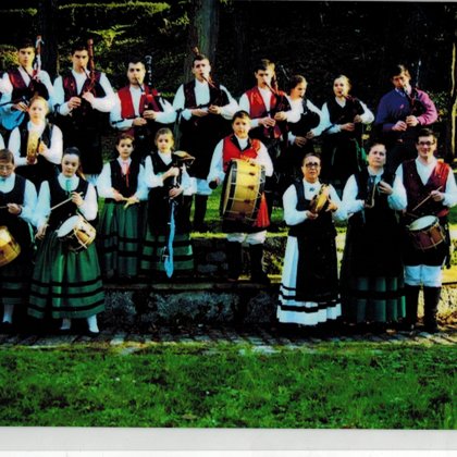 O grupo no Castro Alobre