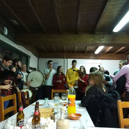 De furanchada celebrando o fin de ano